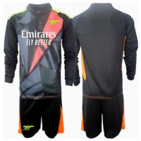 Fotballdrakt Barn Arsenal Keeper Tredjedraktsett 2024-25 Langermet (+ Korte bukser)